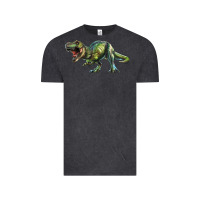 Vintage Black t rex dinosaur Vintage Tee - RanaPortraitStore