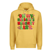 Antique Gold on my husband's naughty list Premium Hoodie - MaliasSmallBusiness