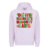 Lilac on my husband's naughty list Premium Hoodie - MaliasSmallBusiness