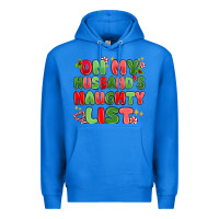 True Royal on my husband's naughty list Premium Hoodie - MaliasSmallBusiness