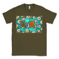 Army Green western daisy mama skinny metal can holder Classic Tee - HRA Design Shop