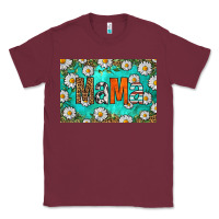 Burgundy western daisy mama skinny metal can holder Classic Tee - HRA Design Shop