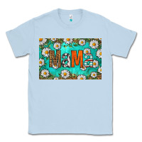 Dusty Blue western daisy mama skinny metal can holder Classic Tee - HRA Design Shop