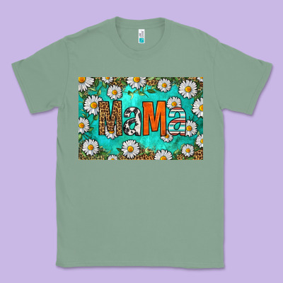 Western Daisy Mama Skinny Metal Can Holder Classic Tee Designed By Hra Design Shop