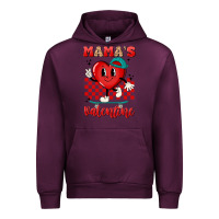 Mauve Wine skater heart valentines day art Urban Hoodie - LillyAllenDesigns