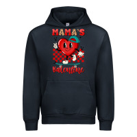 Navy skater heart valentines day art Urban Hoodie - LillyAllenDesigns
