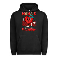 Pigment Black skater heart valentines day art Urban Hoodie - LillyAllenDesigns