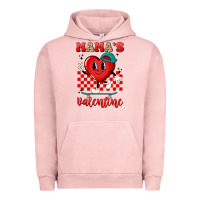 Pigment Salmon skater heart valentines day art Urban Hoodie - LillyAllenDesigns