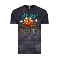 Cloud Black lets get toasted Vintage Tee - texasbilliewilder