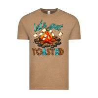Vintage Coffee lets get toasted Vintage Tee - texasbilliewilder