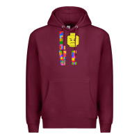 Burgundy love Premium Hoodie - Bettercallsaul