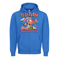True Royal grow your own way Zipper Hoodie - JahusDesignShop