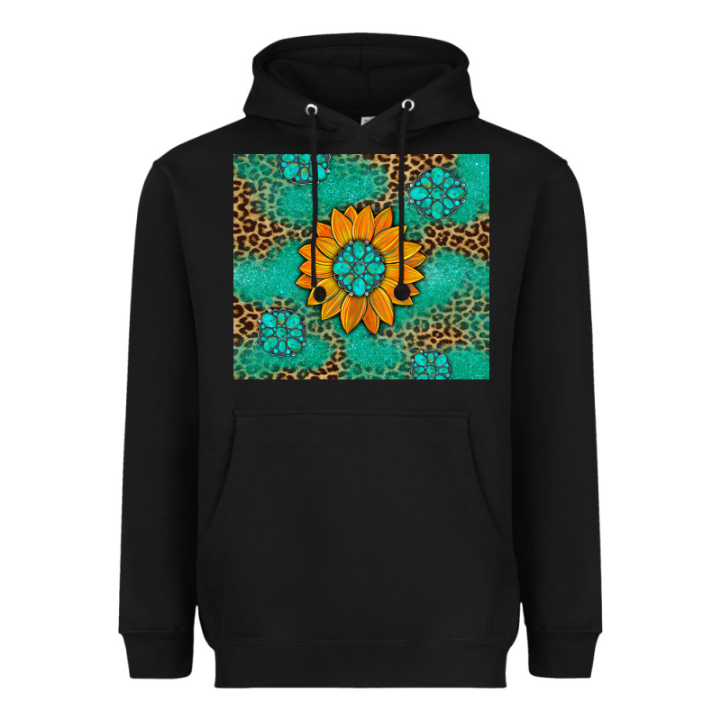 Sunflower Gemstone Leopard Heavyweight Hoodie by Artiststas | Teevron