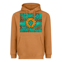 Meerkat Sunflower Gemstone Leopard Heavyweight Hoodie - Artiststas