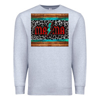 Heather Grey leopard lightning bolt mama mother's day tumbler Premium Sweatshirt - Jasminsmagicworld