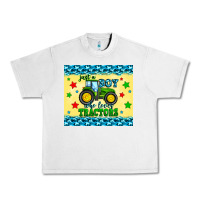 Just A Boy Who Loves Tractors Urban Heavy Tee | Teevron