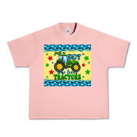 Salmon just a boy who loves tractors Urban Heavy Tee - Zillion Design Studio