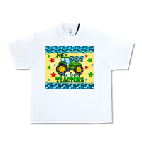 White just a boy who loves tractors Urban Heavy Tee - Zillion Design Studio