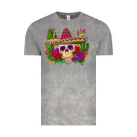 Cloud Rock mexican skull Vintage Tee - Zillion Design Studio