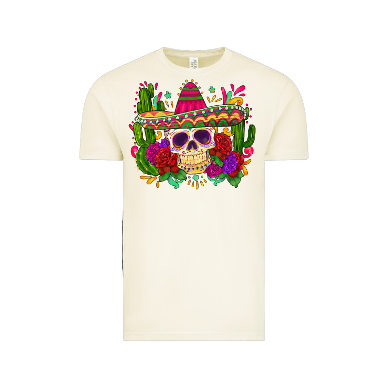 Mexican Skull Vintage Tee by Zillion Design Studio | Teevron