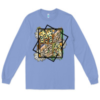 Colony Blue mama leopard Long Sleeve Tee - CowhideDigitalArt