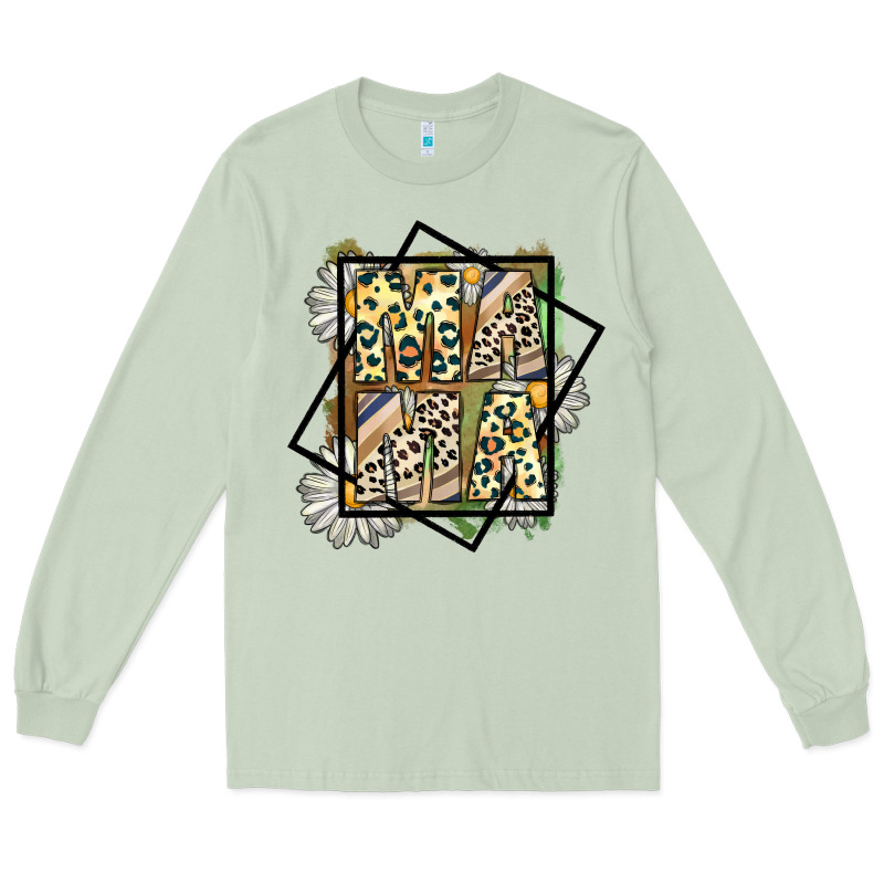 Mama Leopard Long Sleeve Tee by CowhideDigitalArt | Teevron