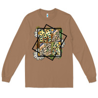 Toasted Coconut mama leopard Long Sleeve Tee - CowhideDigitalArt