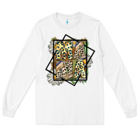 White mama leopard Long Sleeve Tee - CowhideDigitalArt