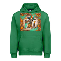 Emerald Western Hay Fall Cow Urban Hoodie - LillyAllenDesigns