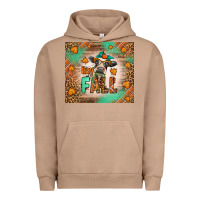 Pigment Burro Western Hay Fall Cow Urban Hoodie - LillyAllenDesigns
