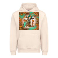 Sandshell Western Hay Fall Cow Urban Hoodie - LillyAllenDesigns