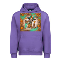Western Hay Fall Cow Urban Hoodie | Teevron