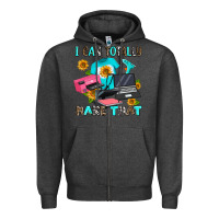 Charcoal Heather i can totally make that Zipper Hoodie - AdoDesignShop