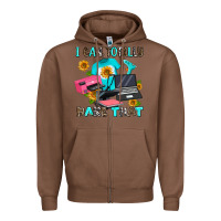 Chestnut i can totally make that Zipper Hoodie - AdoDesignShop
