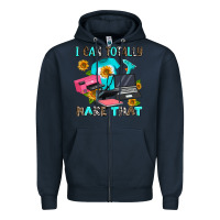 Navy i can totally make that Zipper Hoodie - AdoDesignShop