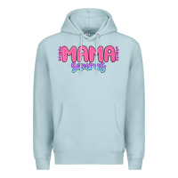 Blue Mist mama saurus Premium Hoodie - MaliasSmallBusiness