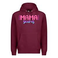 Burgundy mama saurus Premium Hoodie - MaliasSmallBusiness