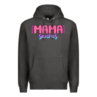 Charcoal Heather mama saurus Premium Hoodie - MaliasSmallBusiness