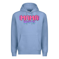 Colony Blue mama saurus Premium Hoodie - MaliasSmallBusiness
