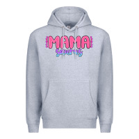 Heather Grey mama saurus Premium Hoodie - MaliasSmallBusiness