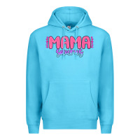 Ocean Blue mama saurus Premium Hoodie - MaliasSmallBusiness