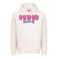 Pale Pink mama saurus Premium Hoodie - MaliasSmallBusiness