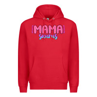 Red mama saurus Premium Hoodie - MaliasSmallBusiness