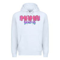 White mama saurus Premium Hoodie - MaliasSmallBusiness