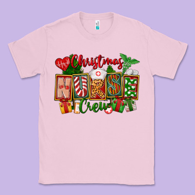 Christmas Nurse Crew Classic Tee Designed By Fadigitalartstudio