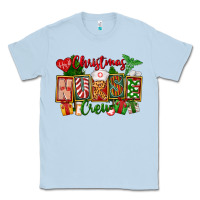 Dusty Blue Christmas Nurse Crew Classic Tee - FaDigitalArtStudio