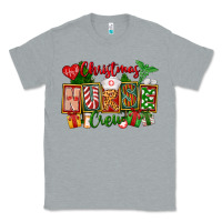 Heather Grey Christmas Nurse Crew Classic Tee - FaDigitalArtStudio