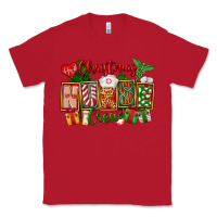 Red Christmas Nurse Crew Classic Tee - FaDigitalArtStudio