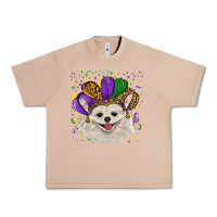 Burro mardi gras hat white pomeranian Urban Heavy Tee - RanaPortraitStore