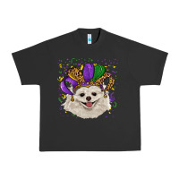 Mardi Gras Hat White Pomeranian Urban Heavy Tee | Teevron